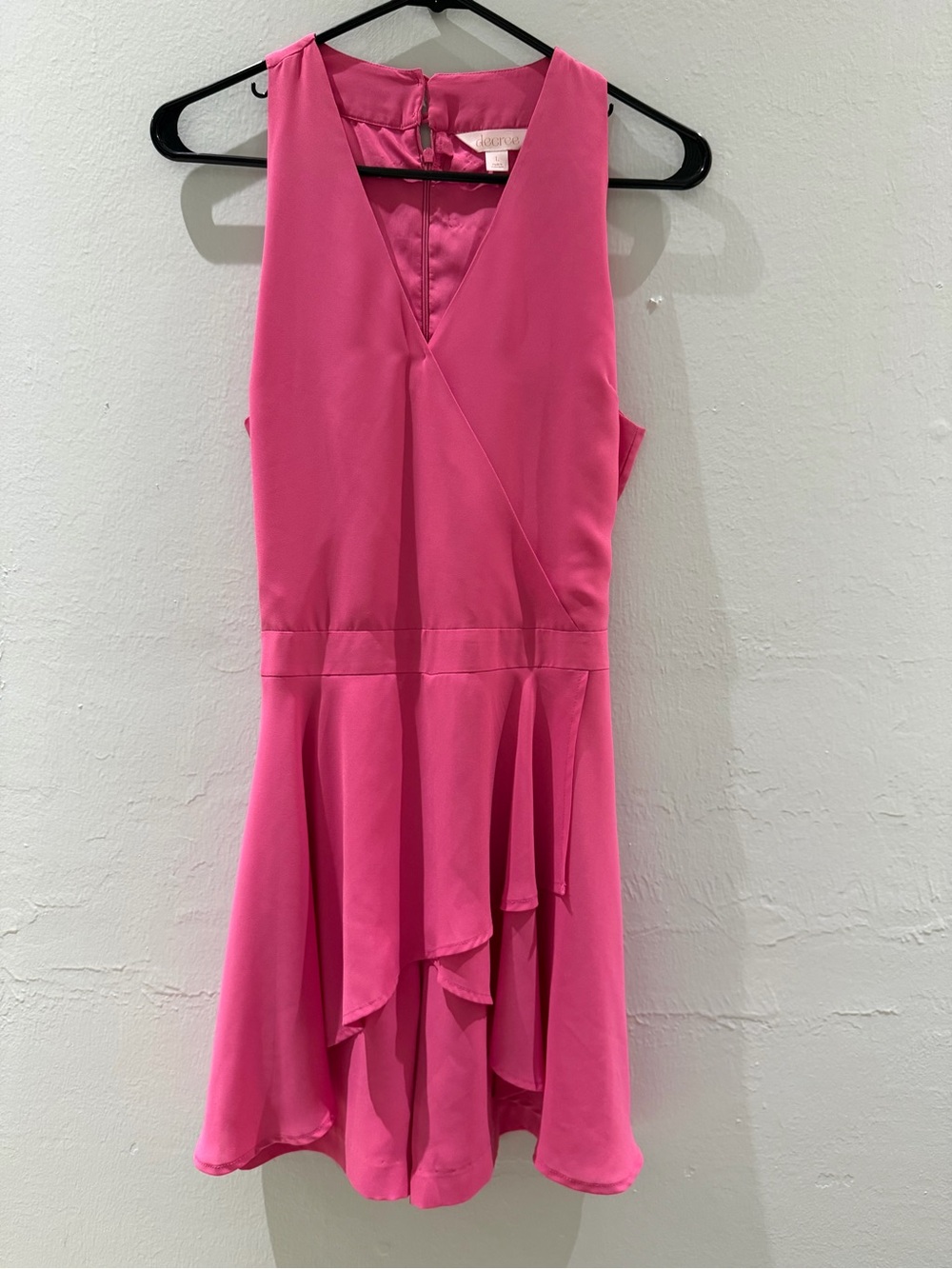 Decree Bright Pink Women's Romper